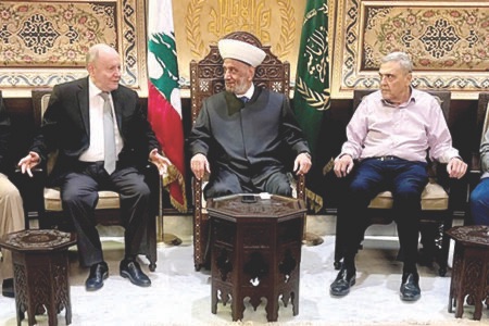 قنصل مصر و”الاتحاد العمالي” في دار الفتوى