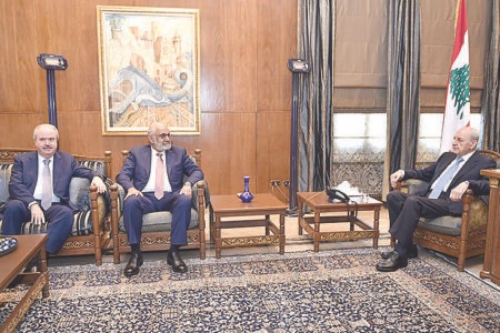 بري بحث ملف إعادة الإعمار مع مدير البنك الدولي وجابر