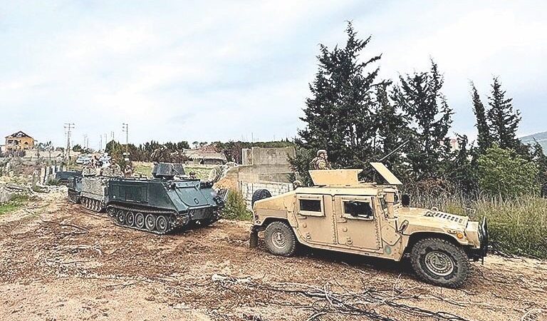 قصف أطراف بلدة شيحين بالمدفعية الثقيلة وتمشيط بالأسلحة الرشاشة في تلة الحمامص