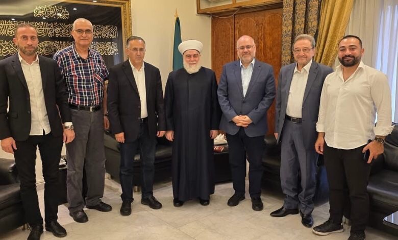 استقبل سماحة مفتي طرابلس والشمال الشيخ محمد امام وزير الصحة السابق الدكتور فراس ابيض