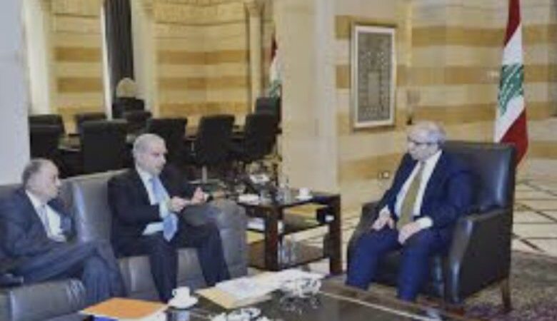 فرعون ومسرّة دعوا رئيس الحكومة للمشاركة في اللقاء التشاوري حول حياد لبنان في 26 الحالي