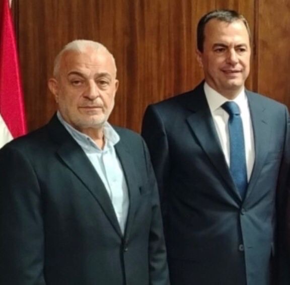 أسعد الحريري زار نقيب المحامين في الشمال مهنئًا