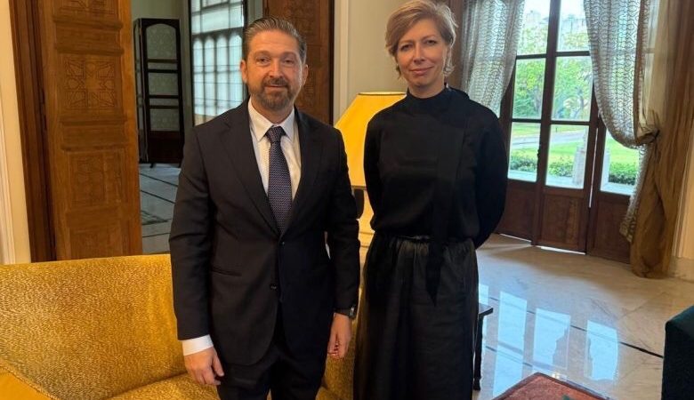 لقاء بين كرامي ومستشارة الرئيس ماكرون للشرق الاوسط آن كلير لوجاندر في بيروت لبحث المستجدات اللبنانية والإقليمية