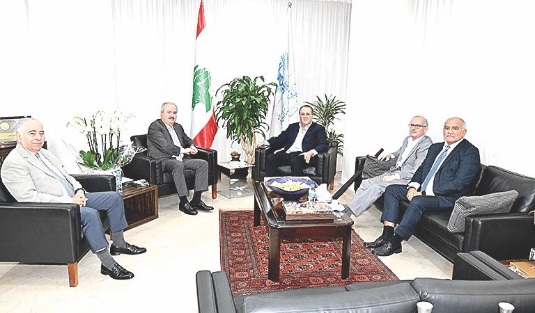 جابر يتسلم من الهيئات مسودّة اقتراح قانون ضريبيّة ويبحث شؤوناً مالية