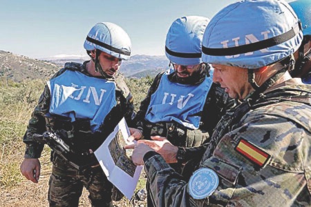 “اليونيفيل” نددت بأعمال بناء ينفذها جيش العدو متخطياً الخط الازرق