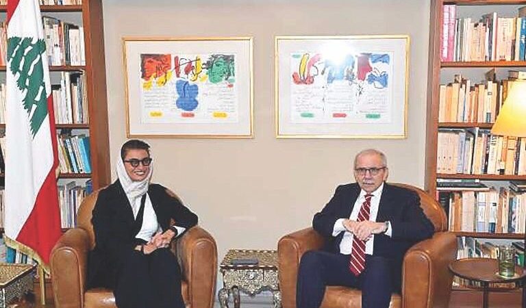 سلام استقبل الوزيرة الكعبي وتأكيد تعزيز الشراكة بين البلدين