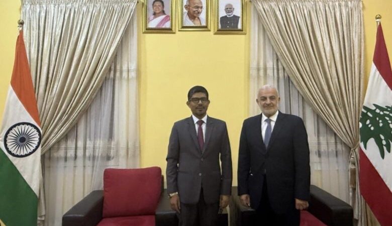 أسعد الحريري زار سفير الهند وبحثٌ في سبل تطوير التعاون التجاري