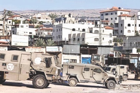 جيش الاحتلال يشن عملية عسكرية في طوباس