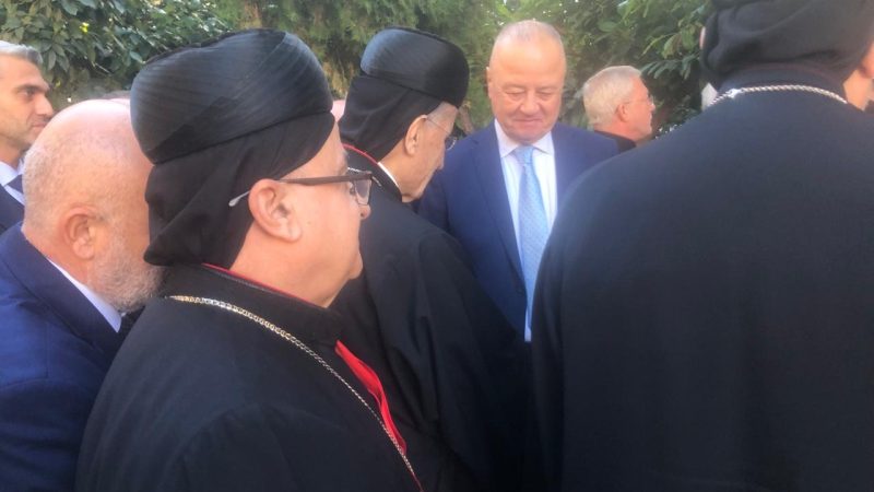 وصول الراعي إلى مطرانية طرابلس المارونية