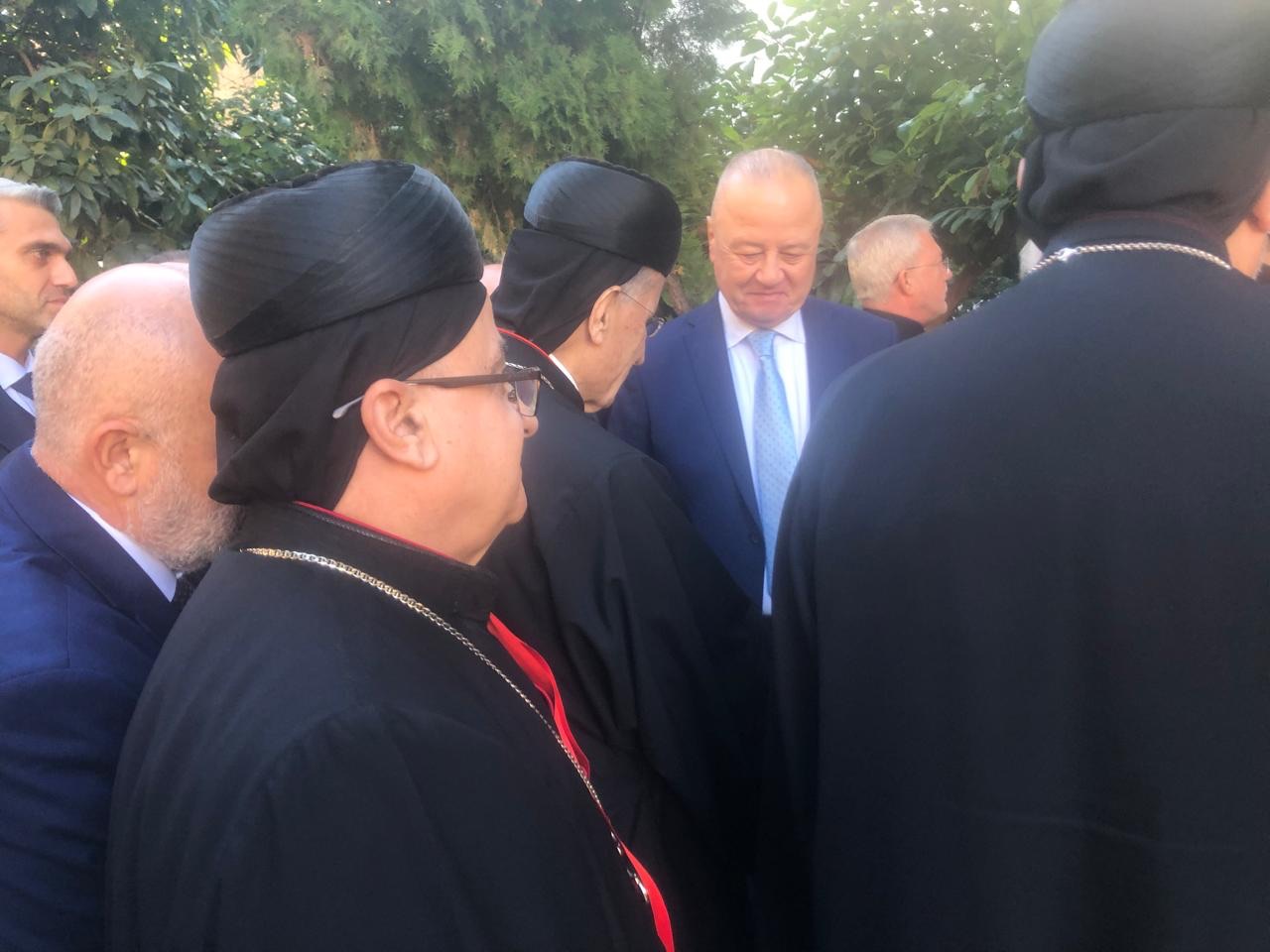 وصول الراعي إلى مطرانية طرابلس المارونية