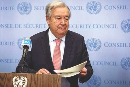 غوتيريش يبدأ اليوم زيارة للسعودية والعراق وعُمـان