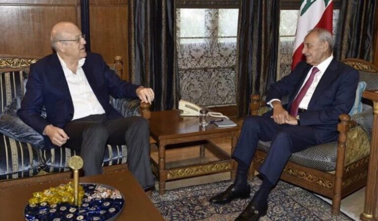 بري استقبل ميقاتي وأبو الحسن