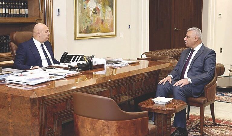 عون عرض مع شقير الأوضاع الأمنية