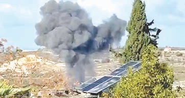 سلسلة من الغارات الإسرائيلية العنيفة على الجنوب والبقاع وإطلاق رشقات ثقيلة من زورق حربي على راس الناقورة