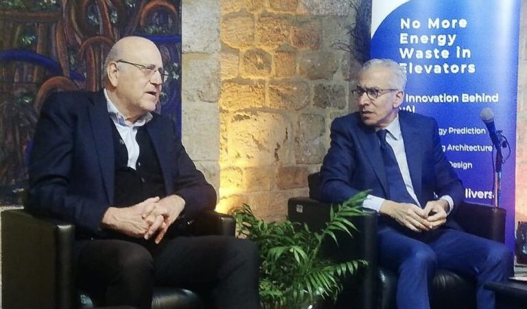 ميقاتي في لقاء حواري مع وزير الاقتصاد: الاستقرار والإصلاح القضائي أساس عودة الطاقات اللبنانية&nbsp;