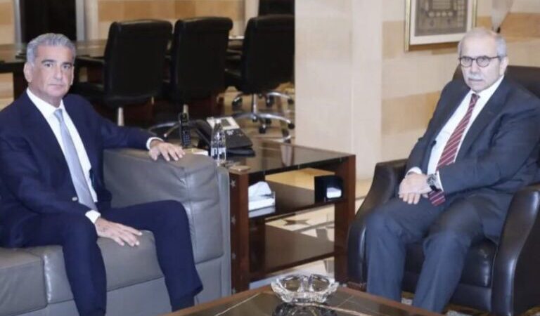 سلام استقبل الاحدب ومجلس قيادة قوى الأمن برئاسة عبدالله