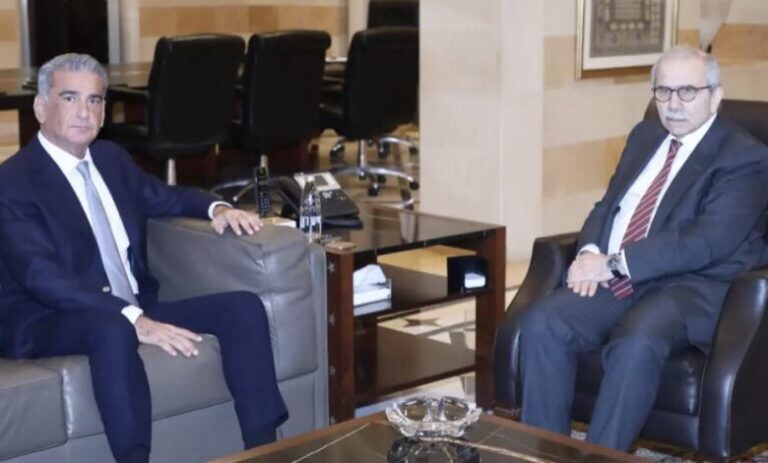 سلام استقبل الاحدب ومجلس قيادة قوى الأمن برئاسة عبدالله