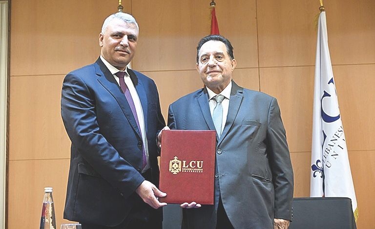 شقير وقّع بروتوكول تعاون مع «LCU»: لشراكة حقيقية بين العلم والأمن