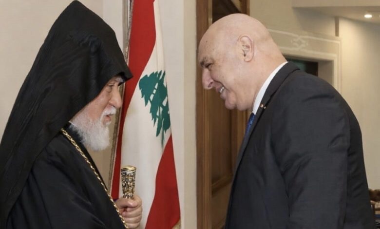 عون يبحث مع كيشيشيان احوال الطائفة الأرمنية