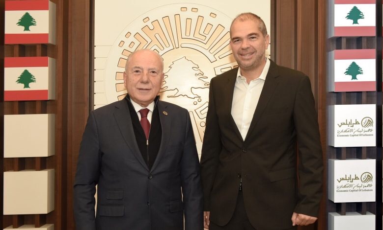 مشاريع رائدة ورؤية مستقبلية: غسان الجسر في زيارة إلى غرفة طرابلس الكبرى.