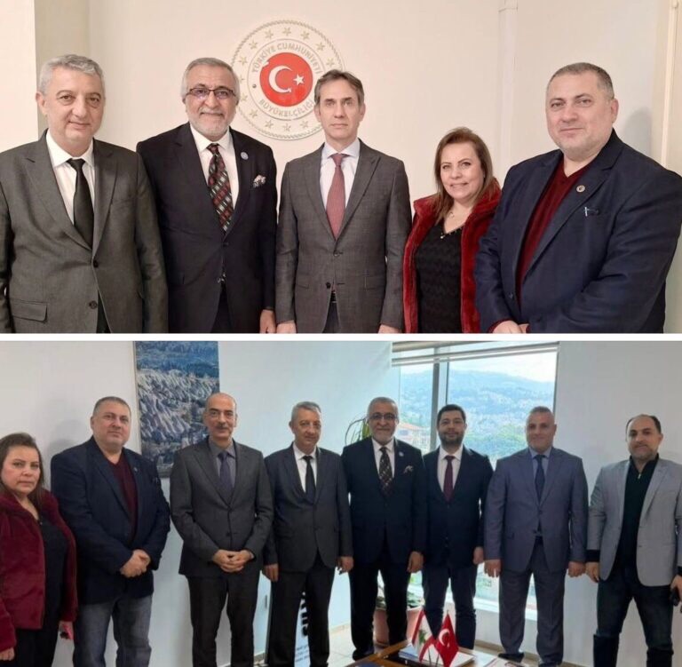 الفجر الجديد تقدم التهاني بالاعياد للسفير التركي