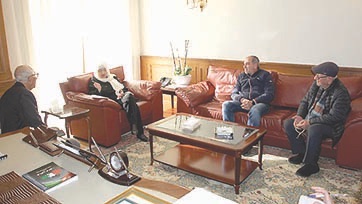 الحريري استمعت لمطالب تجمعات فلسطينية وأصحاب وكالات بحرية في مرفأ صيدا