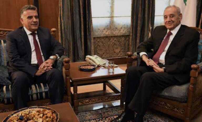 الرئيس بري استقبل المدير العام السابق للأمن اللواء عباس ابراهيم.