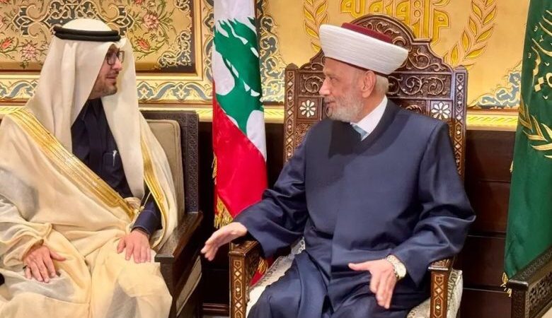 دريان استقبل السفير السعودي مقدرا جهود اللجنة الخماسية: لتسوية سياسية وأمنية