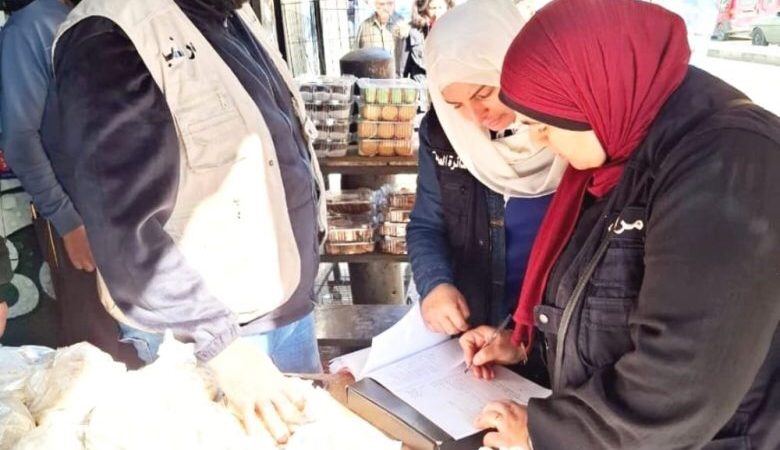 جولة للدائرة الصحية في بلدية طرابلس في منطقة باب التبانة