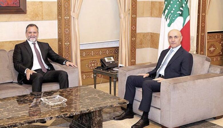 الحجار التقى صائب سلام وماغرو وتأكيد الجاهزية لإجراء الانتخابات