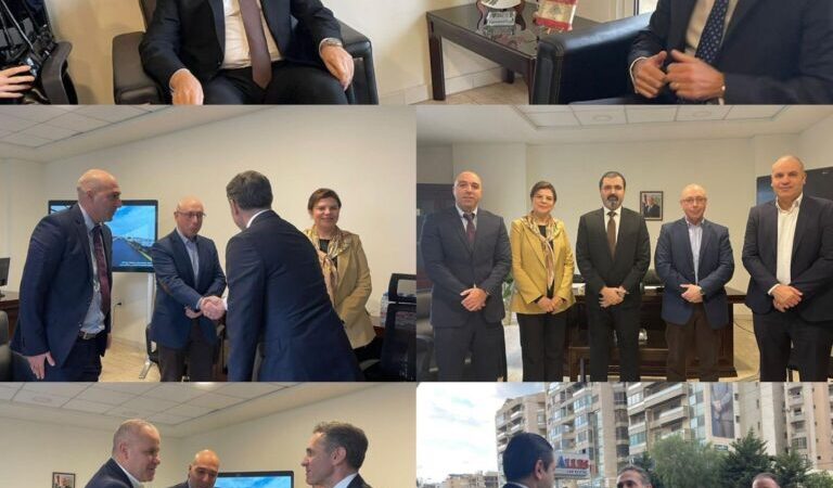 الدكتور ضناوي يستقبل السفير التركي ويقدم عرضاً مفصلاً عن المنطقة الاقتصادية