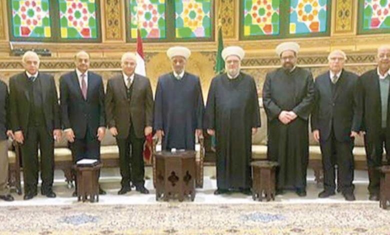 دريان عرض التطوّرات مع زوّاره: لتعزيز القِيَم والتكافل الاجتماعي