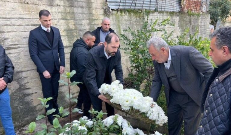 أحمد الخير يزور عائلة عيد وضريحه: وسام على صدر الشمال والوطن