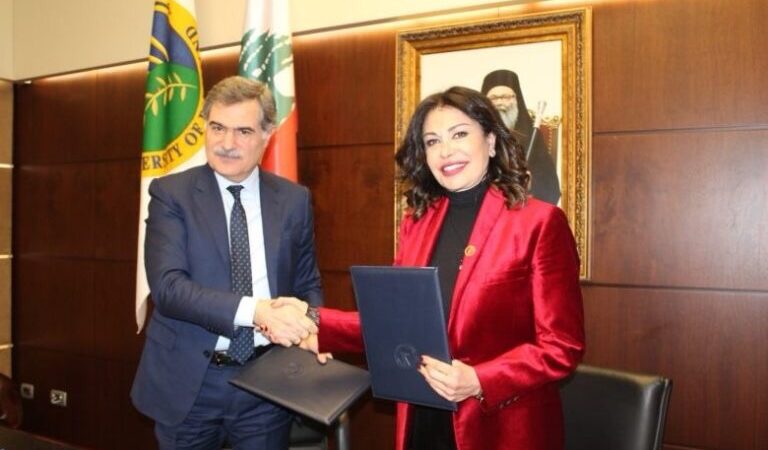 مذكرة تفاهم بين جامعة البلمند وبيروت ماراثونلتعزيز التعاون في المجال الرياضي