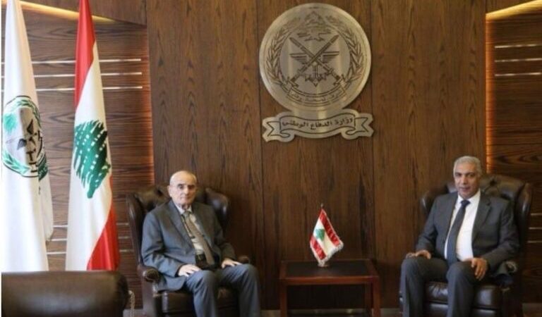 عبّود بحث مع وزير الدفاع الاوضاع العامة والتحديات الرّاهنة