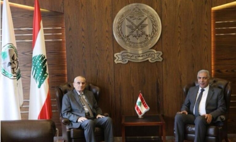 عبّود بحث مع وزير الدفاع الاوضاع العامة والتحديات الرّاهنة