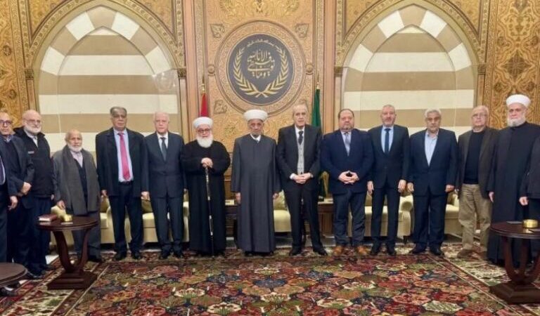 المفتي دريان عرض مع زواره للاوضاع العامةالحوت : للالتحاق بمشروع بناء الدولة لإنقاذ البلد