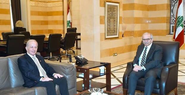 سلام والسفير الاميركي يناقشان مؤتمر دعم الجيش