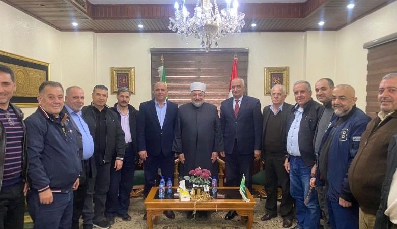 رئيس المجلس الإسلامي العلوي يستقبل المرشّح عن المقعد العلوي في عكار يوسف عبد الله حمود (البيطار)