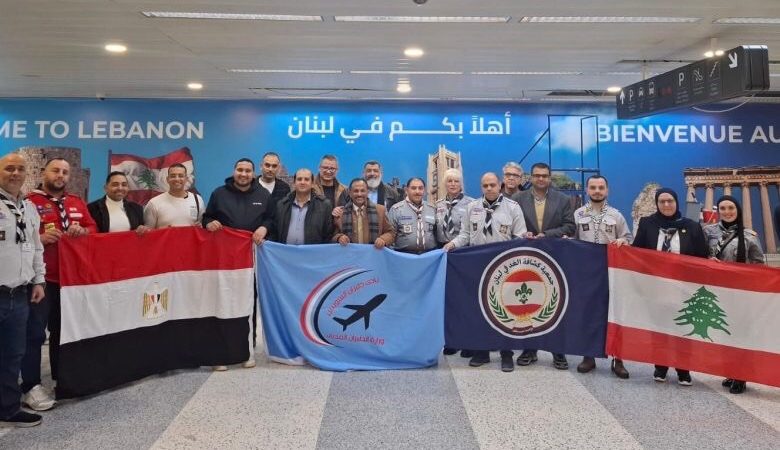 وصول وفد نادي طيران السويس إلى لبنان بدعوة من النائب حسن مراد.