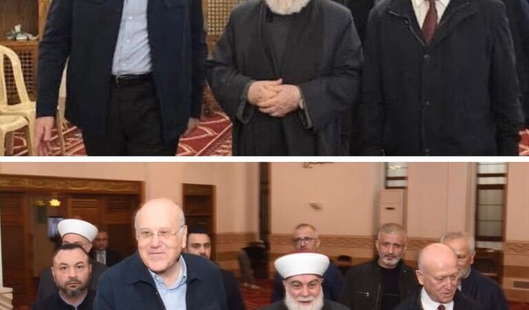 ميقاتي عقد لقاءات سياسية شعبية ولقاء جمعه مع المفتي إمام وريفي