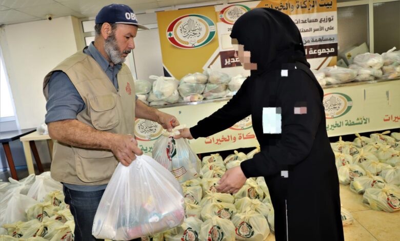 بيت الزكاة والخيرات يوزّع 650 حصة غذائية للأسر المتعففة والأيتام بدعم المحسنين
