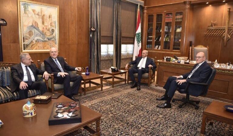 إستقبل رئيس مجلس النواب نبيه بري رؤساء الحكومة السابقين نجيب ميقاتي ، فؤاد السنيورة وتمام سلام في مقر الرئاسة الثانية في عين التينة .