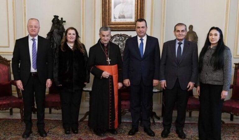 الراعي استقبل نقيب المحامين في الشمال وشيخ سيمون سعاده