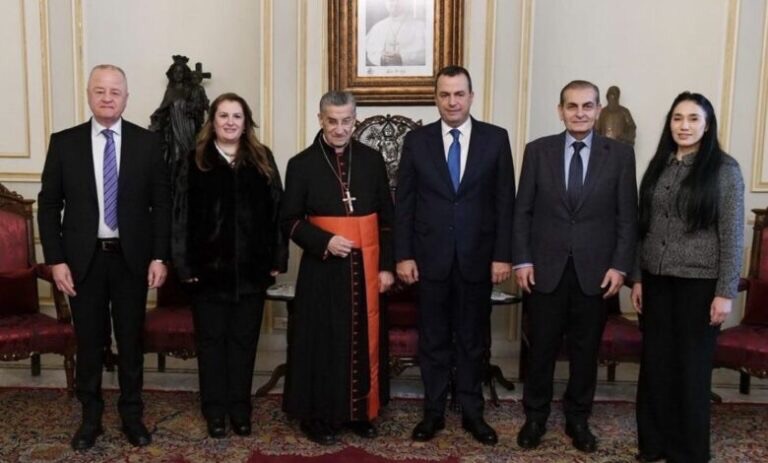 الراعي استقبل نقيب المحامين في الشمال وشيخ سيمون سعاده