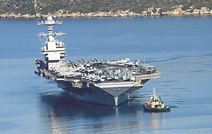 “جيرالد فورد” تعود إلى قاعدة في كريت وإسرائيل تتوقّع انتهاء الحرب قريباً