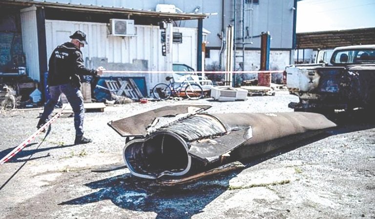 هجوم إيراني صاروخي على شمال الكيان