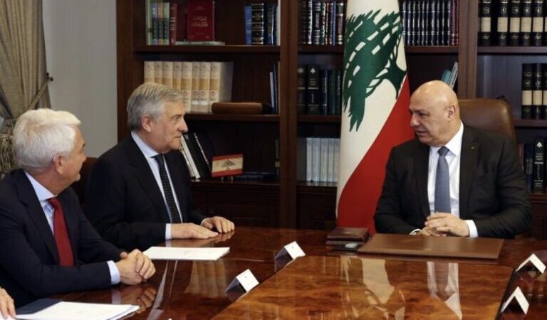 رئيس الجمهورية التقى وزير خارجية إيطاليا وعرض معه الاعتداءات الإسرائيلية و التحضيرات للقاء واشنطن