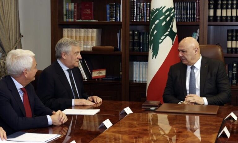 رئيس الجمهورية التقى وزير خارجية إيطاليا وعرض معه الاعتداءات الإسرائيلية و التحضيرات للقاء واشنطن