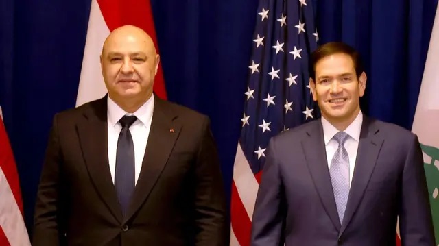 الرئيس عون تلقى اتصالاً من روبيو شكره فيه على الجهود التي تقوم بها واشنطن من اجل التوصل لوقف إطلاق النارروبيو اكد استمراره بالمساعي لوقف إطلاق النار ودعمه وتقديره لمواقف رئيس الجمهورية